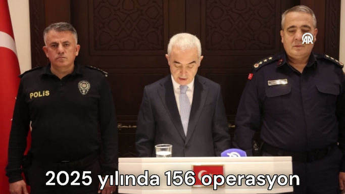 Kırklareli’nde 2025 yılında 156 operasyon